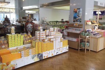 The well stocked gift shop