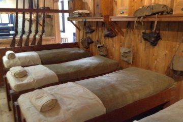 This area of the museum gives homage to the Japaense troops that stayed in the museum when it was used as a barracks. Miltary items and photographs are on display.