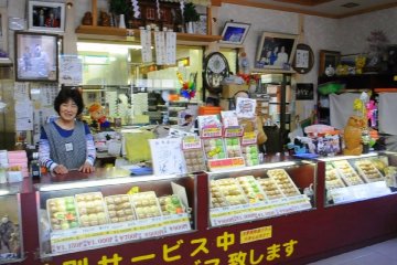 The shop is armed with sweets and they're not afraid to use them