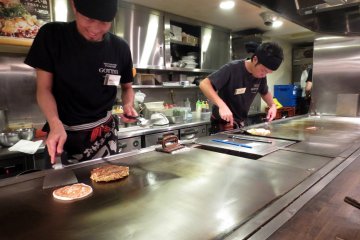 The chefs hard at work!