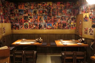 The entire restaurant had a vintage feel