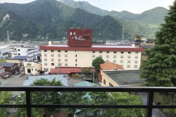 Views from the balcony in summer. In the colder months this region turns into a winter wonderland!