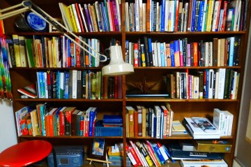 Lots of books on peace, Japan, Hiroshima and Nagasaki to choose from!