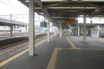 Not too crowded in the morning.