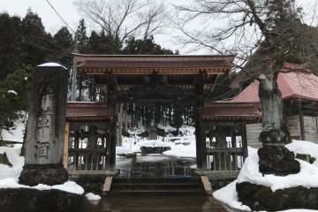 在冬季，西福寺另有一番景致