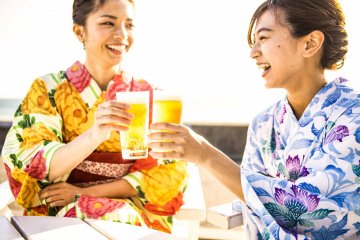 Enjoy the summer sunshine and the ocean breeze at Hakodate 