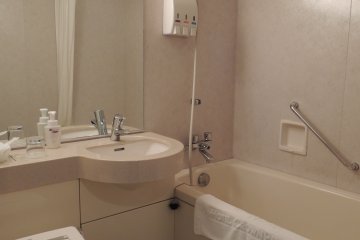 Single room bathroom