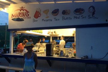 Marina at her shop