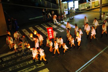 In the early hours of the morning men in loincloths start to appear