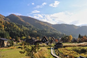Gassho style houses in Ogimachi