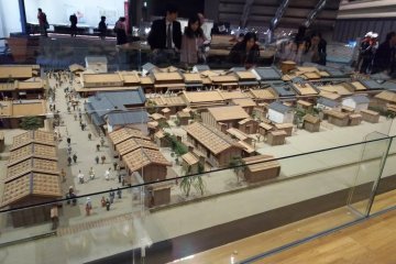A scale model of city life in the Edo period