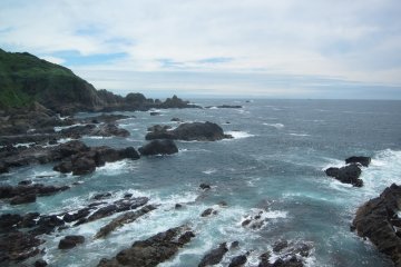 Pemandangan semenanjung dari akuarium