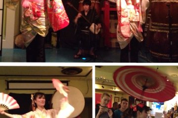Sakura Unit (Traditional Japanese Dance & Music Team) putting on a fabulous show