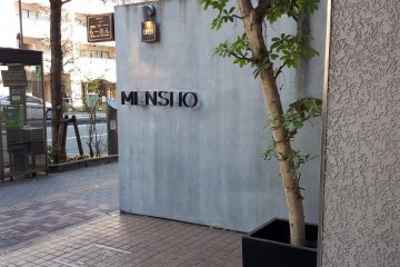 Modern and sleek entrance