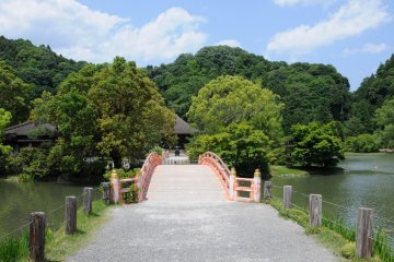 The path leading to the temple