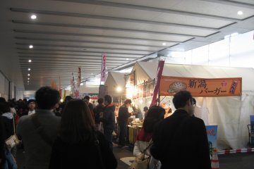 As well as the sake, local foods will be available to enjoy
