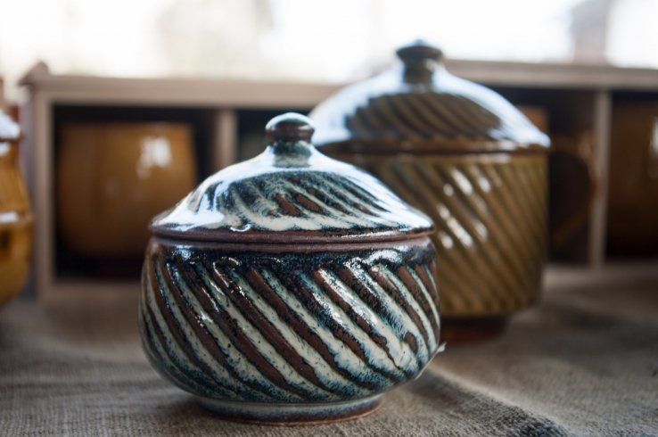 Poterie traditionnelle d’un des nombreux ateliers de la région.