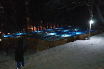 An overview of the temporary shelters