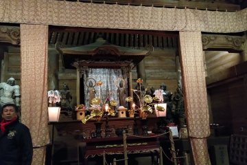 Inside the temple