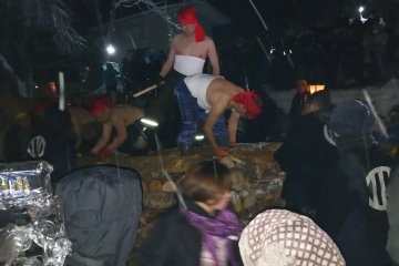 Preparing the pyre