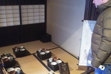 There are displays of every day samurai life at the Ashigaru museum.