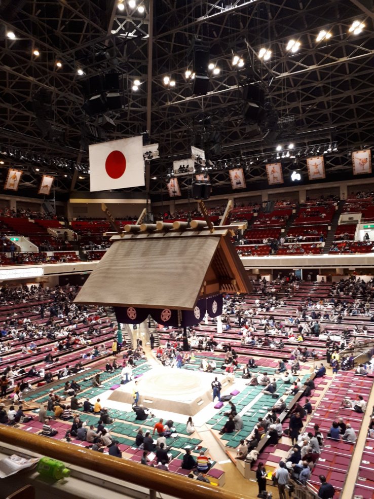 Arena slowly filling