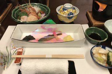 Dining at Hot Spring Lodge Daiichi