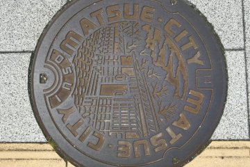 Matsue City manhole cover