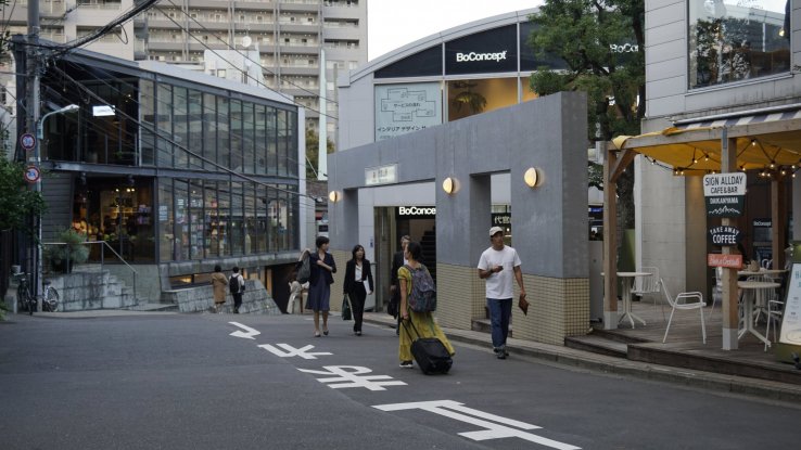 The chill area of Daikanyama