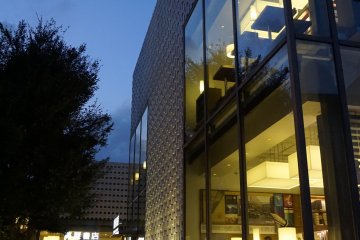 The modern and minimalist T-Site building