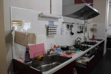 The kitchen in the 1st floor