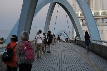 The iconic bridge in Nagoyako 