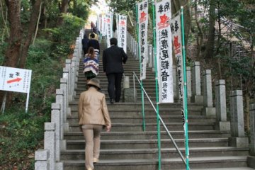...and more steep steps...