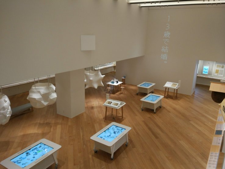 interior of the museum 