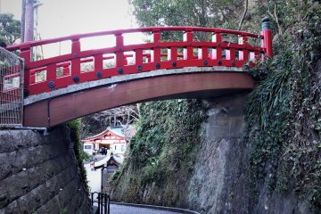 The little red bridge of Onnazaka, or Female Hill.