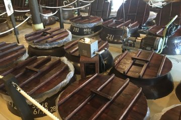 Inside the distillery