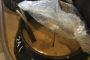 Shochu in progress