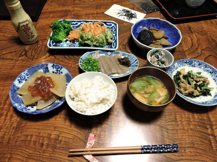 A delicious home-cooked dinner