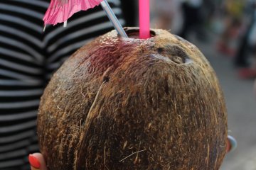 Get your rum fix with a piña colada!