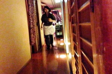 The friendly staff are a whirl of activity at Mimasuya