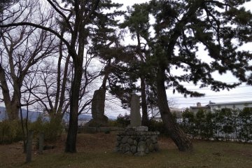 The two remaining burial grounds