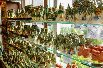 Okinawan Shisa dogs