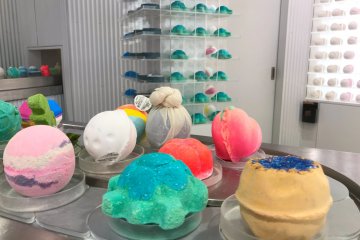 There's even a "bath bomb go-round"