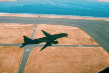 Departing Haneda Airport