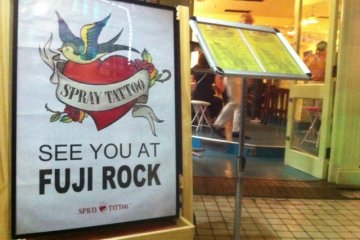 Spray Tattoo will also be at Fuji Rock and other summer events