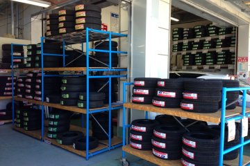 If one of your tire sidewalls fail while driving to Make Man - as mine did - the low tire prices include mounting, valves and balancing