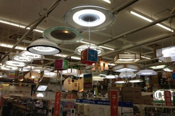 A respectable selection of lights and lighting accesories