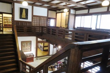 To the uninitiated, the layout of the museum resembles a glass menagerie of bric-a-brac, with one Ainu robe at the end of second floor, and two pieces of Ainu metal work at the other end of the same floor. However, there is a reason for the arrangement, with art forms like textiles in one room and metalwork in another.