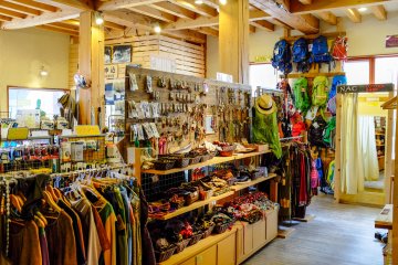 A great range of local hand crafted goods