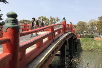 A grand bridge which you can imagine the size of processions here during festivals and important events 